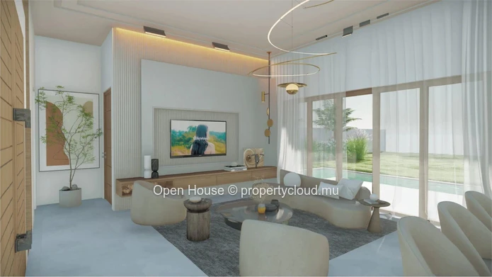 "Stunning Mauritian Villa with Private Pool in Cap Malheureux - 151m² Living Space, Close to Schools and Shops! Only ...