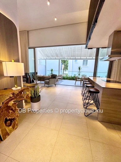 Luxurious beachfront apartment
