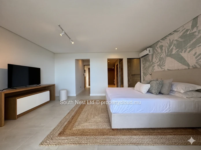 Luxury 3-Bedroom Duplex with Private Pool on Mauritius' Prestigious West Coast