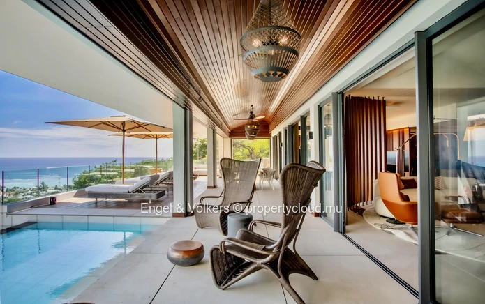 Ultra-Luxury Villa with Panoramic Lagoon Views in Black River, Mauritius