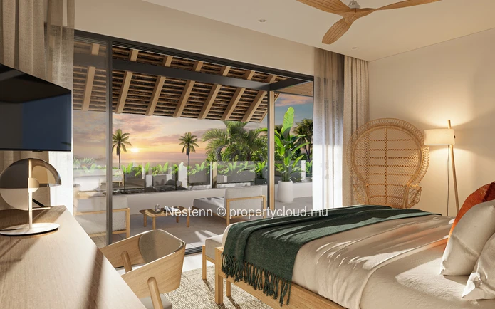 Splendid 4-bedroom villa with direct beach access and lagoon view