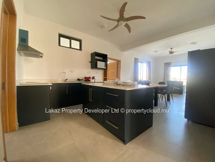 Appartement meublé 3 chambres à louer à Pointe aux Canonniers