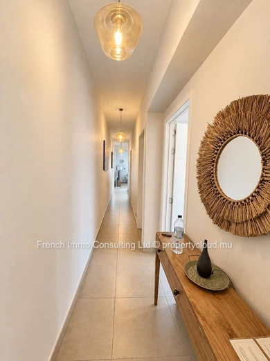 Superbe appartement 2 chambres a la residence one bay de pereybere , piscine privative et commune 