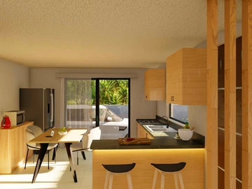 Townhouse, Duplex de 3 Chambres