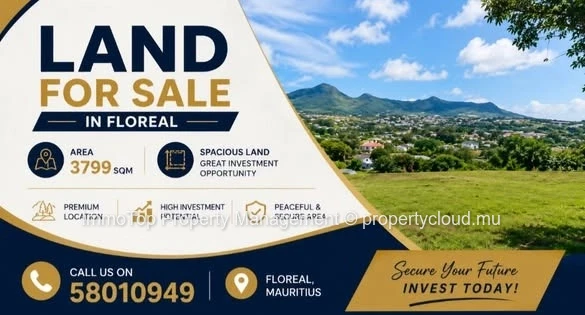 LAND FOR SALE IN Floréal 900toises