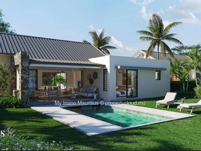 Contemporary villa on the east coast of Mauritius