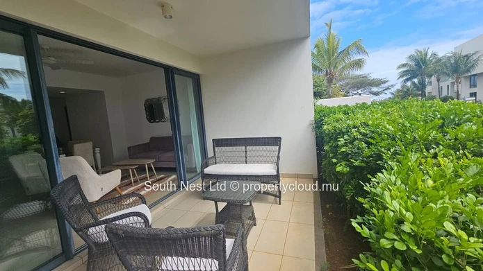 Appartement meublé au rez-de-chaussée avec 3 chambres et jardin 