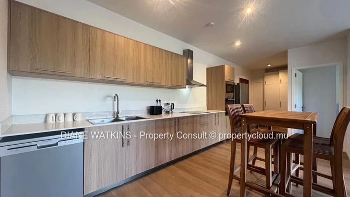 Appartement moderne de 2 chambres à louer à Tamarin