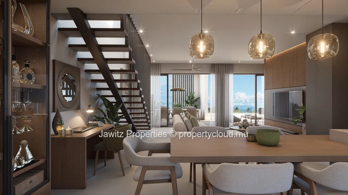 Elegant 2 Bedroom First Floor Residence with Private Lobby in Grand Baie