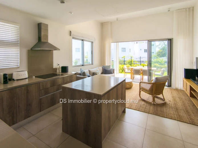 Appartement Avec Jardin De 3 Chambres Pieds Dans L'eau À Louer À Grand Gaube - Nord