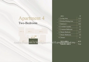 Modern 2-Bed Off-Plan Apt in Sodnac, Quatre-Bornes - Foreign Buyers OK