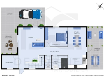Maison de 4 Chambres