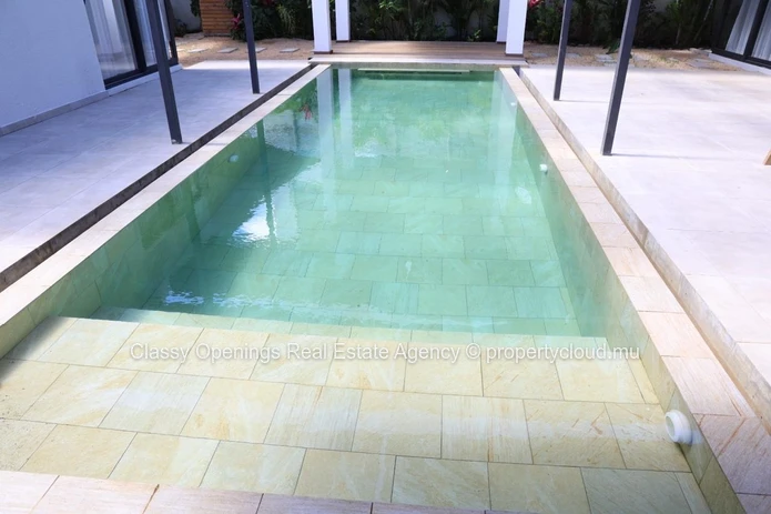 Villa contemporaine 4 chs, piscine, intérieurs lumineux - Grand Baie