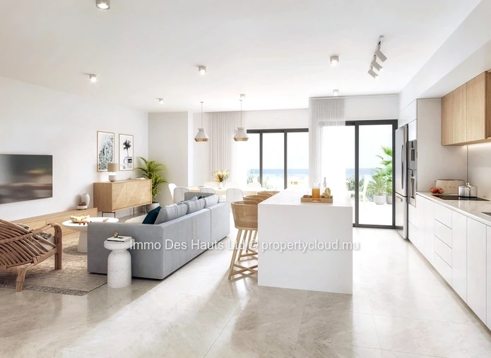 2 Bedroom Apartment  ground floor for sale Tamarin 