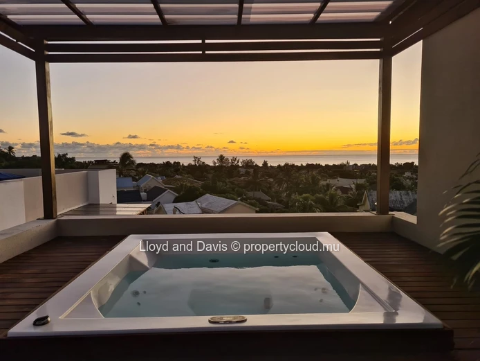 Furnished Penthouse with Private Rooftop and Sea Views
