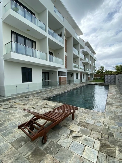 Beautiful 3-bedroom furnished apartment for rent near the sea in Pereybere, Mauritius