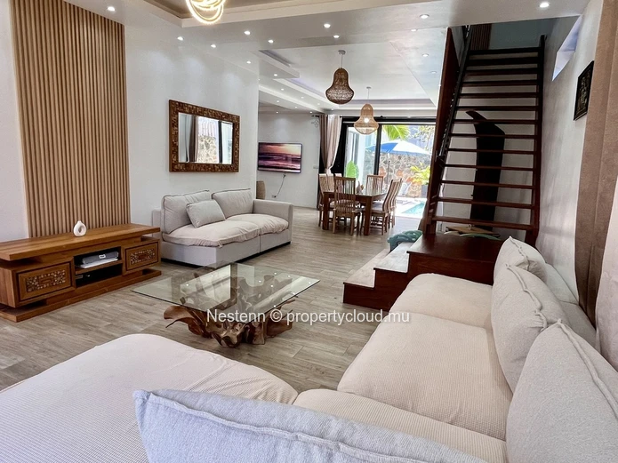 Villa moderne de 6 chambres avec vue sur mer et piscine – Pointe aux Canonniers, à deux pas de la plage