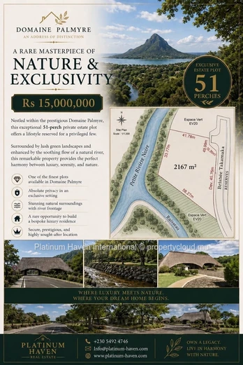 Domaine Palmyre – Black River