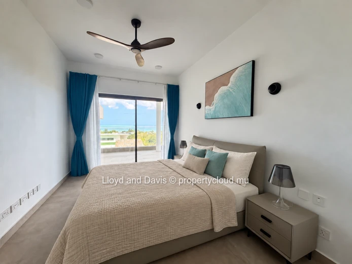 Villa avec vue panoramique sur le lagon et Le Morne à Rivière Noire