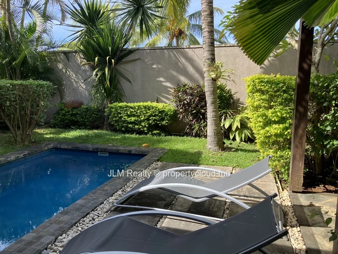 Furnished Villa with Private Pool for Long-Term Rent in Grand Baie, Mauritius
