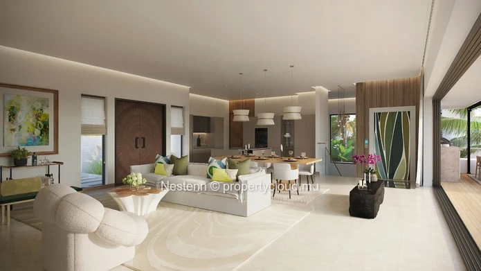 Luxury and serenity embodied by this 314 m² triplex villa with a view
