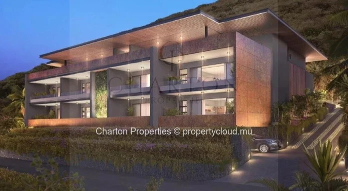 Appartement de prestige de 3 chambres avec vue panoramique sur l'océan - La Tourelle, Tamarin