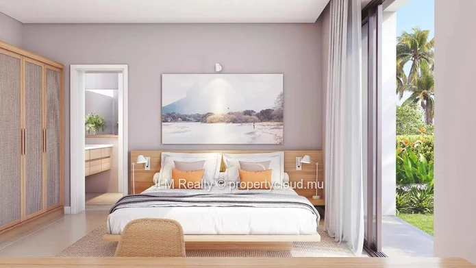 À vendre : Appartement contemporain en rez-de-chaussée entre mer et nature à Poste Lafayette, Île Maurice