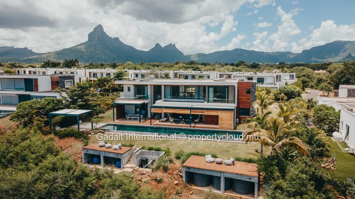 Location courte durée – Villa de haut standing avec piscine à débordement au Domaine Akasha, Ouest de l'Île Maurice
