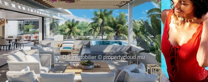 Exceptional Semi-Furnished Penthouse For Sale – Trou Aux Biches - North