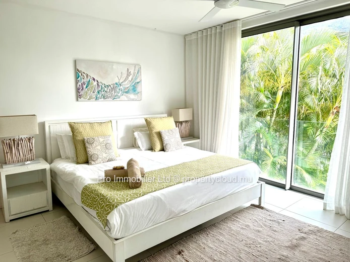 Spacious 3-bedroom first-floor apartment for sale at La Balise Marina, Black River. 