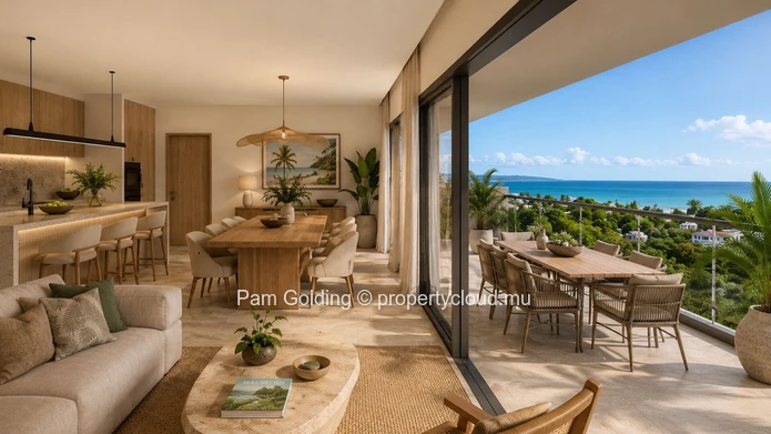 2 bedroom apartments in Cap Tamarin – Secure Your Mauritius Residency Through Property