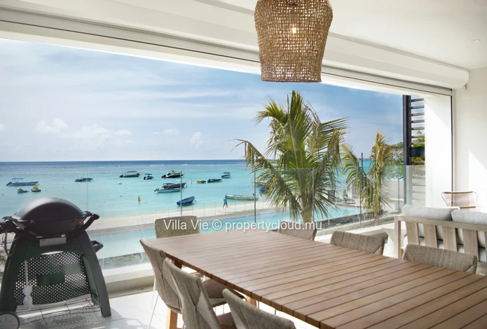 Trou aux Biches - Luxueux appartement de 3 chambres avec vue mer