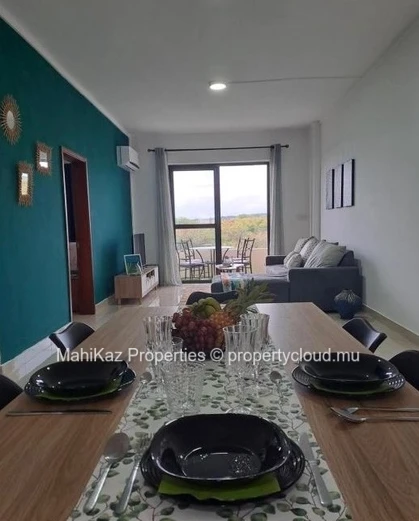 Modern 2-Bedroom Apartment for Rent in Flic en Flac, Mauritius – Sea View & Resort-Style Facilities