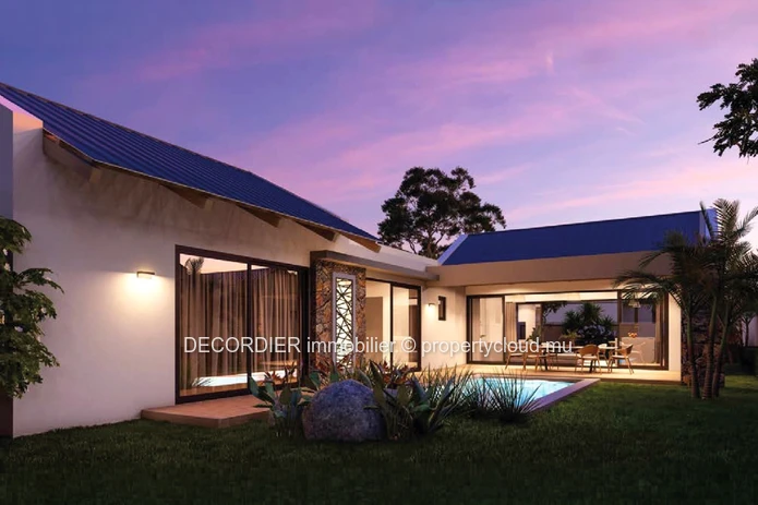 Contemporary villa in a gated community
