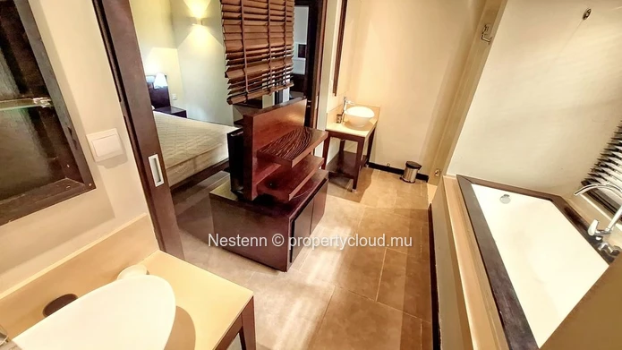 Appartement de 2 chambres en rez-de-jardin