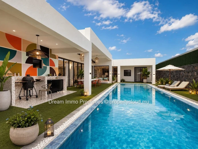 Superbes villas contemporaines neuves à proximité de la mer à Grand Baie – Ile Maurice