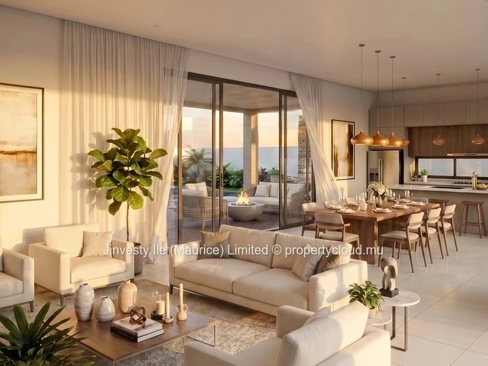 JINVESTY COLLECTION : LAELIA Villa : 3 bedroom PDS villa with pool in Trou aux Biches - 100 m Walk to the beach
