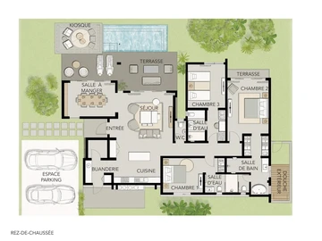 Maison de 3 Chambres