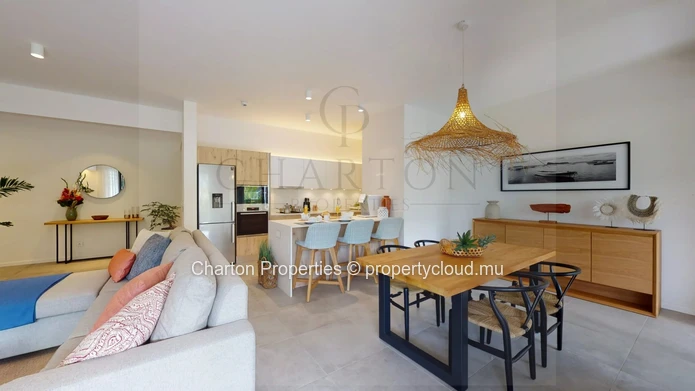 2 Bedroom Ensuite Apartment with Private Garden and Pool in Mont Choisy