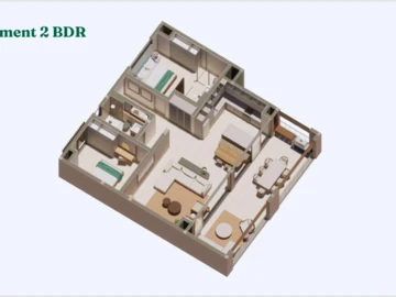 Appartement de 2 Chambres