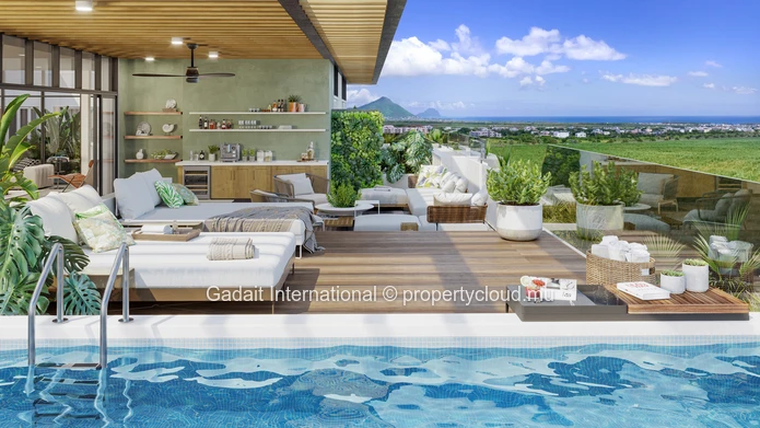 Bijou Penthouse 3 : penthouse avec piscine privée et terrasse panoramique à Cascavelle