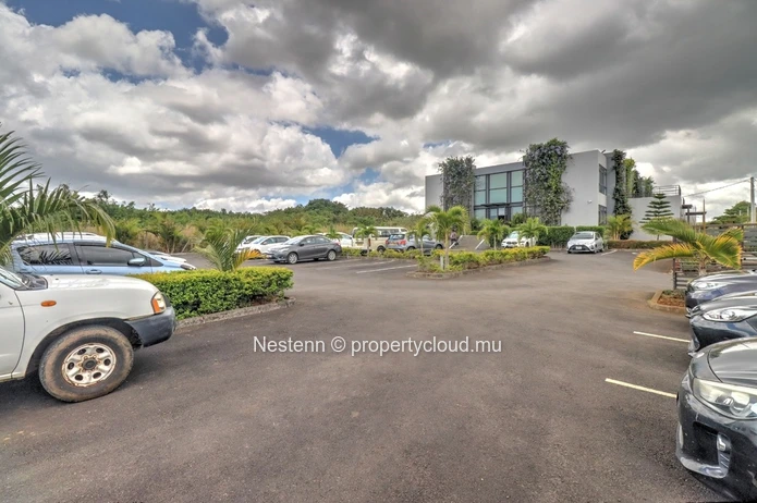 Commercial building with 70 parking spaces