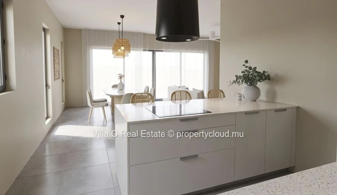 jolie petit projet de résidence en copropriété 'Les Driades' comprenant 9 unités, a 10 minutes de Grand Baie; 3 chamb...