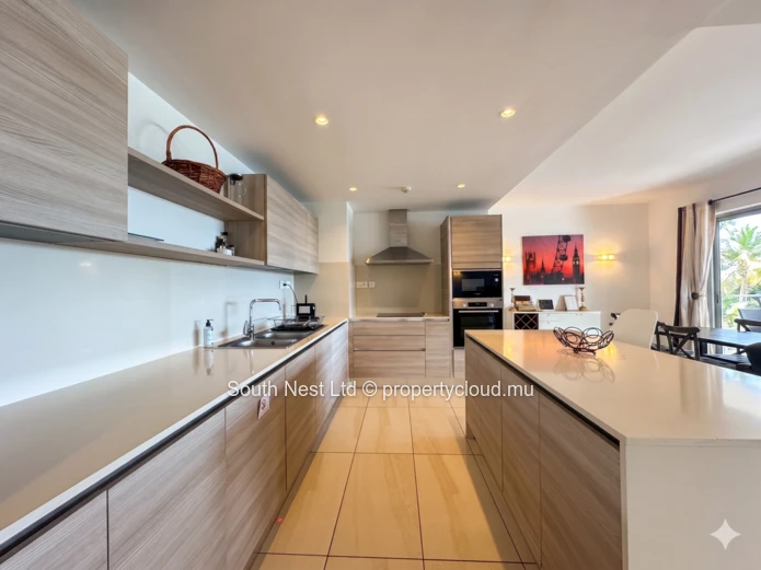 Résidence de 3 chambres en bord de mer avec piscine privée à Black River 