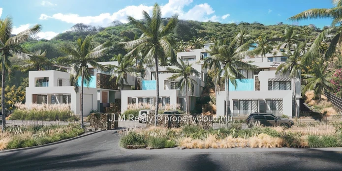 Villa contemporaine à vendre avec vue mer à Petite Rivière Noire, Île Maurice