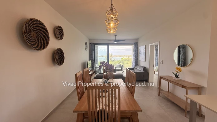 3-Bedroom Furnished Apartment for Rent in Tamarin with Pool