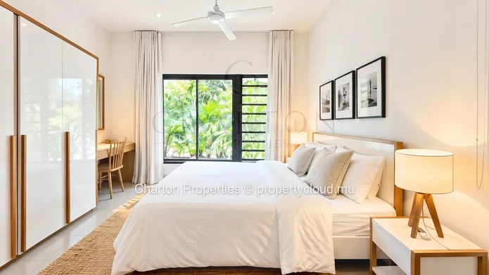 3-bedroom ground-floor apartment in the heart of Rivière Noire's nautical universe