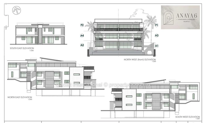 Anaya 6 – Appartement 3 chambres à l'étage vue mer, Tamarin