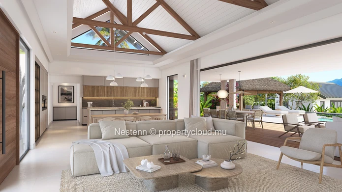 The Creole charm of an exceptional villa in a peaceful residential area