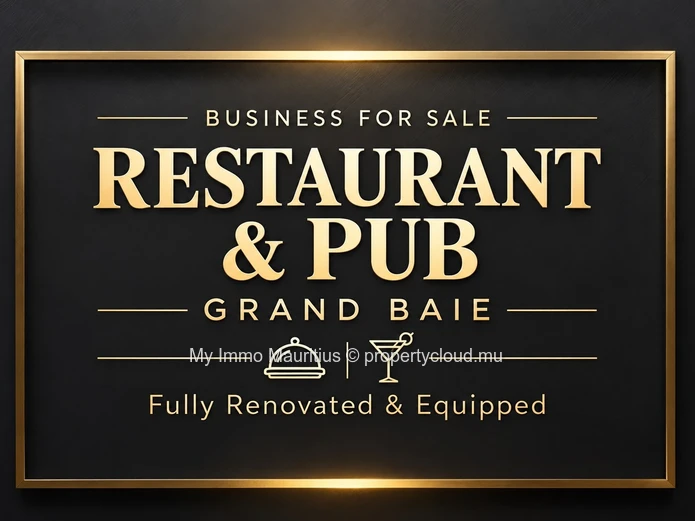 Restaurant & Pub + 5 Studios – Grand Baie Center
